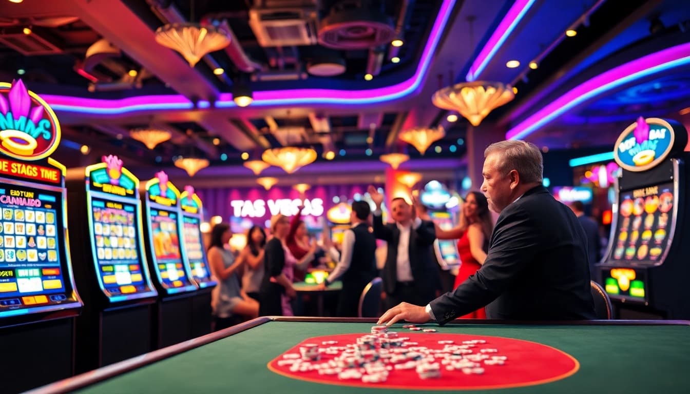 Profitez de l'expérience de casino en ligne argent réel avec une ambiance excitante et joyeuse.