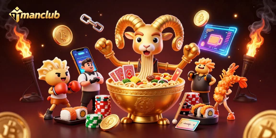 Engage with manclub's vibrant casino atmosphere in this dynamic 3D illustration.