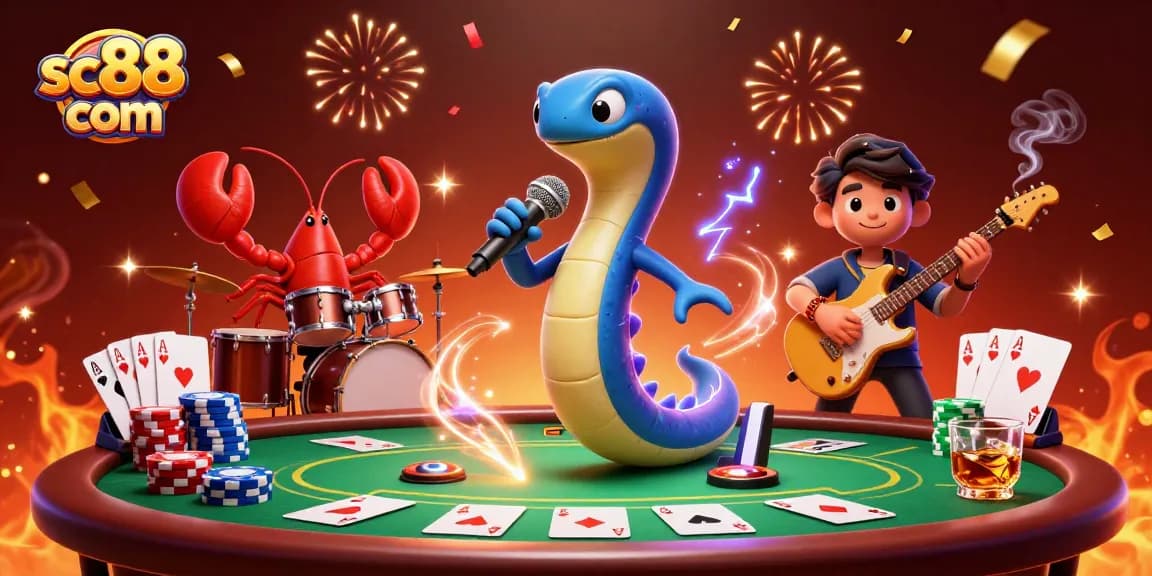 Engage in thrilling games at sc88 com with vibrant underwater casino atmosphere and dynamic characters.