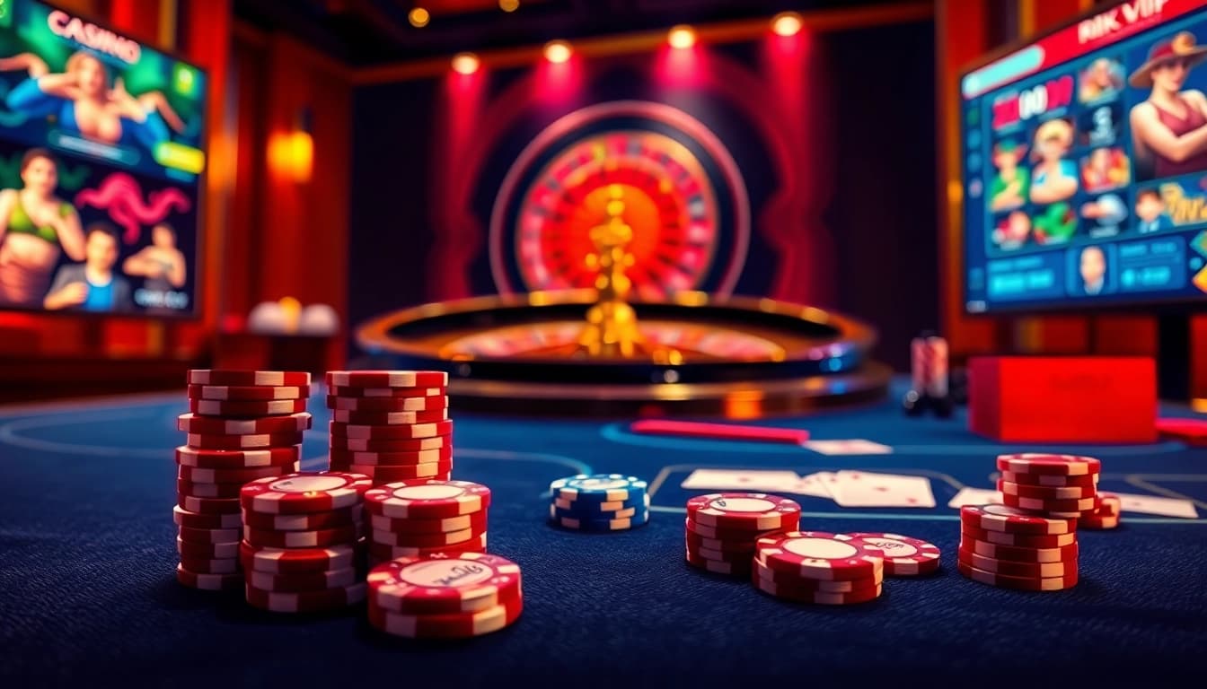 Experience the excitement of rik vip with dynamic online gaming and vibrant casino elements.