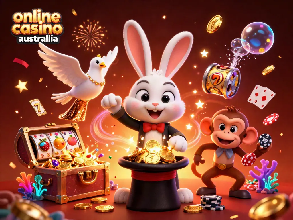 Play exciting games with the latest online casino codes Australia, featuring vibrant animated characters.