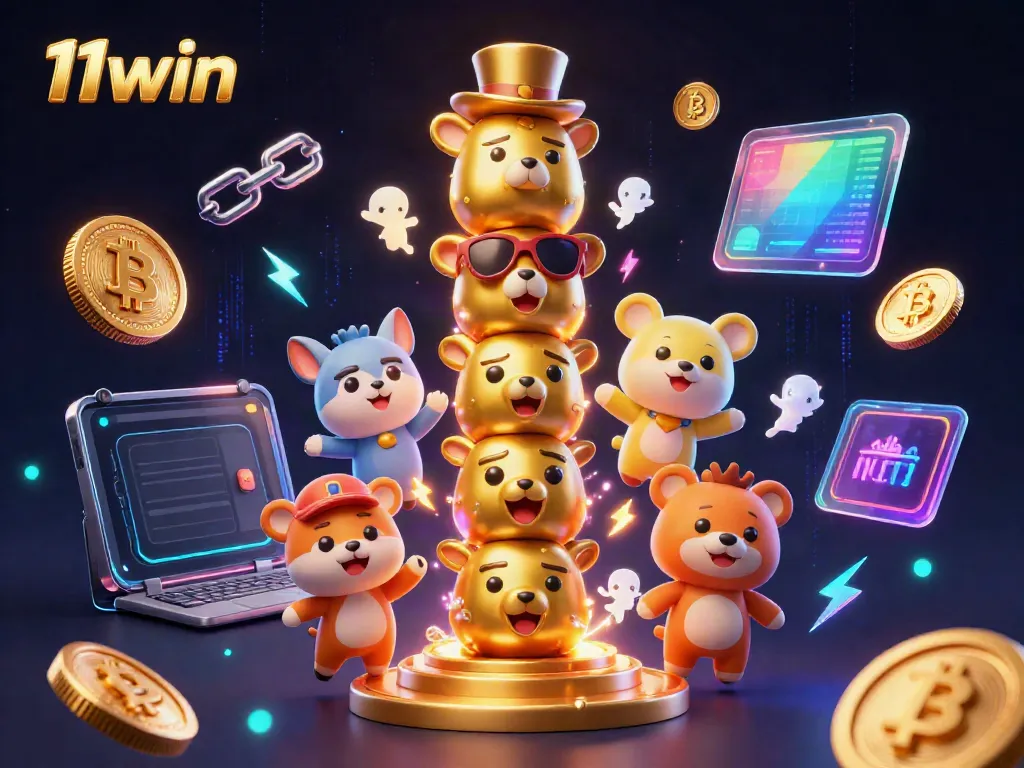 Experience the excitement of 11win casino with vibrant 3D character designs and dynamic game elements.