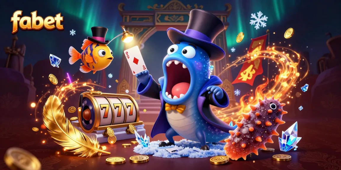 Experience the fabet magic with a deep-sea gambling spectacle featuring enchanting characters and vibrant casino elements.
