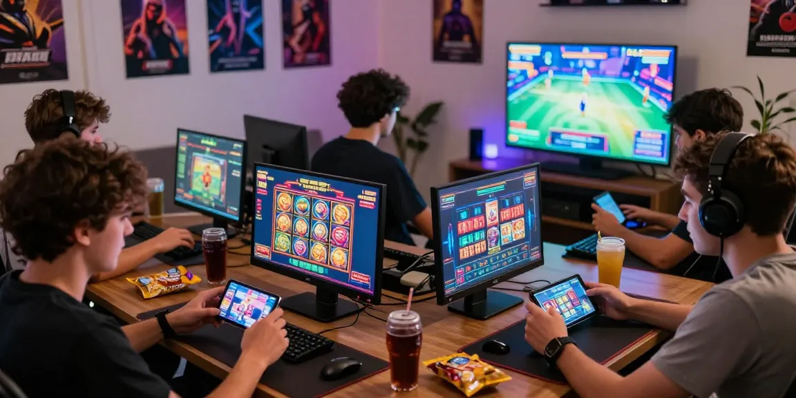 Players enjoying immersive gaming experiences at 79club with vibrant visuals and casual atmosphere.