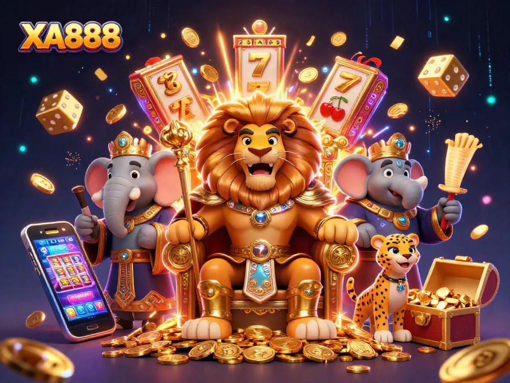 Engage with XA888's vibrant casino scene featuring gaming fun and dynamic visuals.
