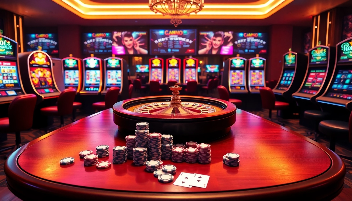 Experience the thrill of online gambling at luck8 with vibrant casino tables and dynamic gameplay.
