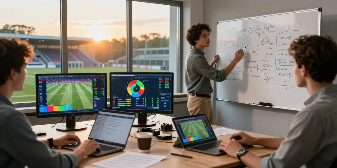 Engaging sports analysts at work using soikeonhacai.com.co for football betting insights and statistics