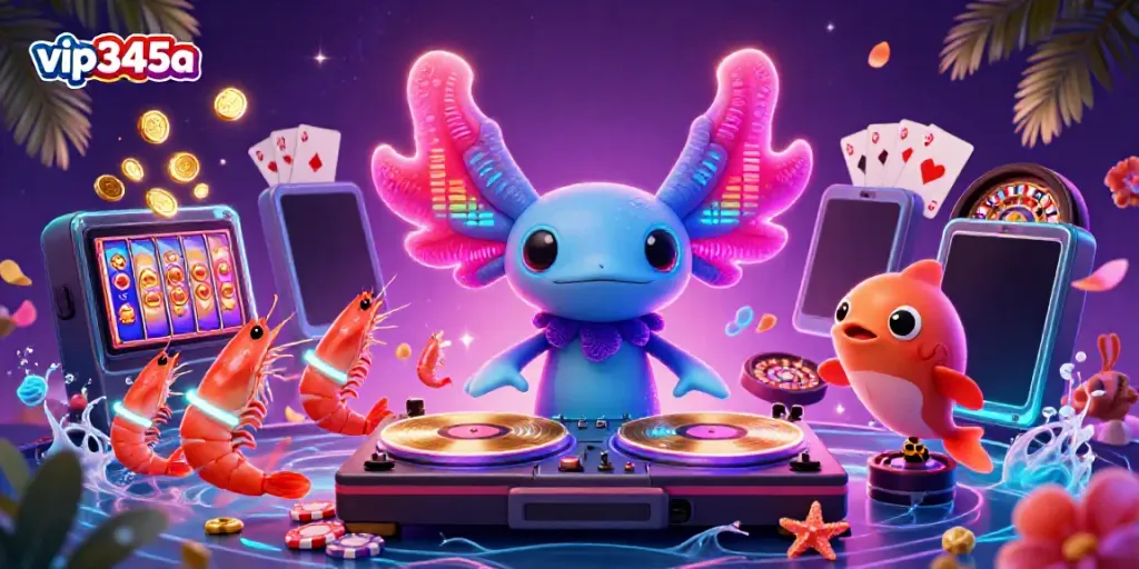Experience thrilling online slots with vip345a's vibrant gaming environment featuring 3D characters and dynamic gameplay.