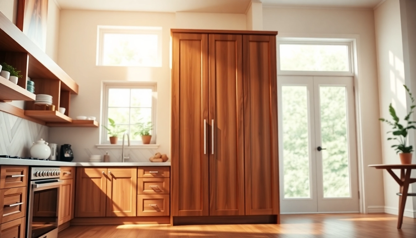 Stunning custom cabinets in a beautifully designed kitchen, highlighting expert craftsmanship.