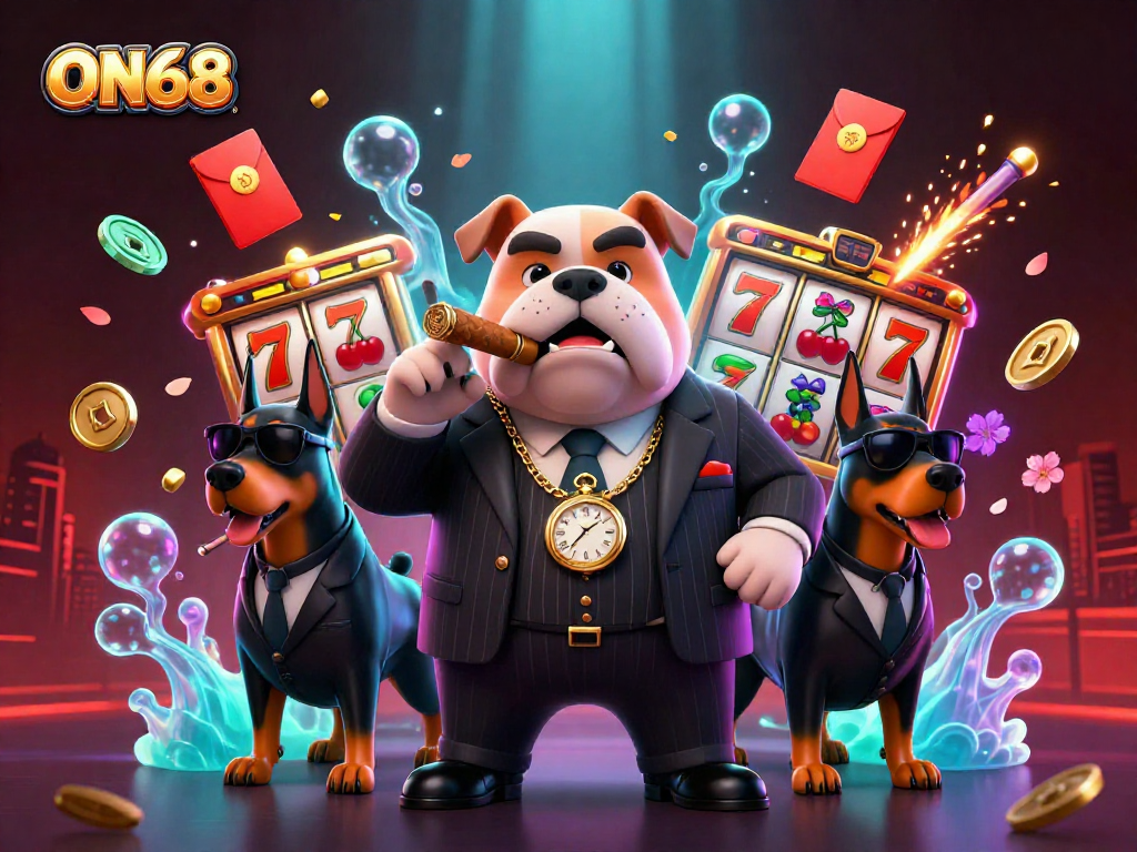 Engage with thrilling slot games at ON68, where the mafia boss leads the action.