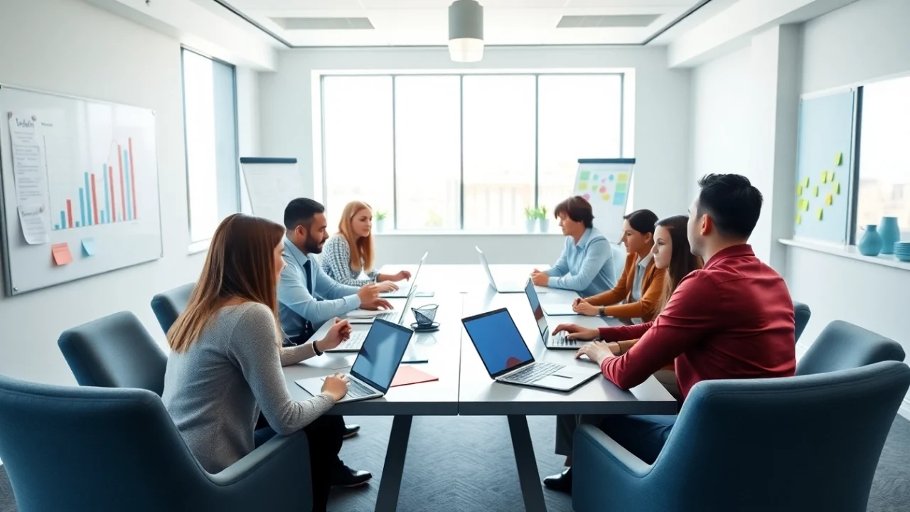 How to enhance teamwork and productivity in a modern office space.