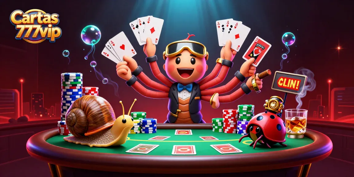 Experience thrilling gameplay at Cartas 777vip with vibrant cards and dynamic casino action.