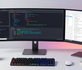 go8net software development workspace with advanced technology setup and efficient coding practices.