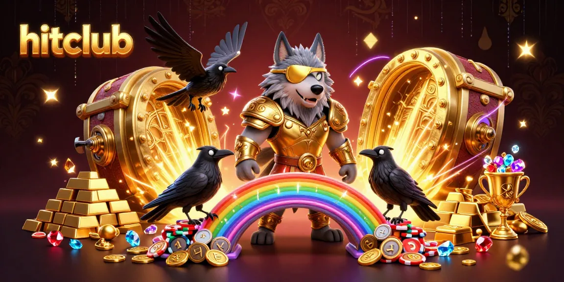 Join the hitclub as Odin and his ravens reveal treasures on a vibrant casino-themed scene.