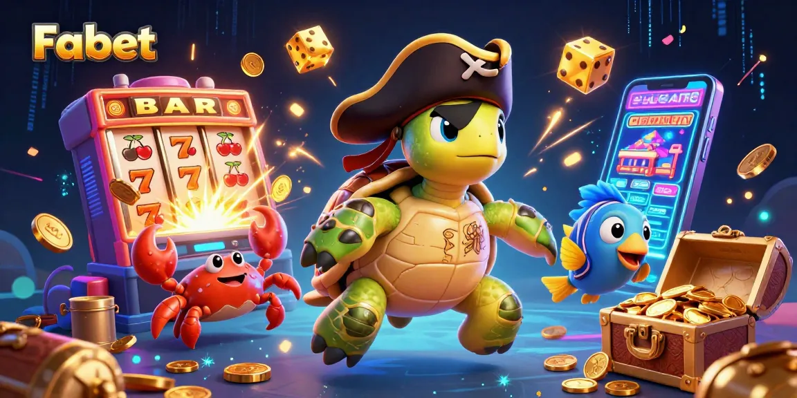 Experience thrilling gameplay at Fabet with engaging characters and vibrant casino elements.