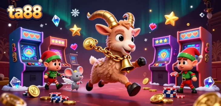 Join the ta88 holiday-horror casino chaos with Krampus and mischievous elves stealing chips!